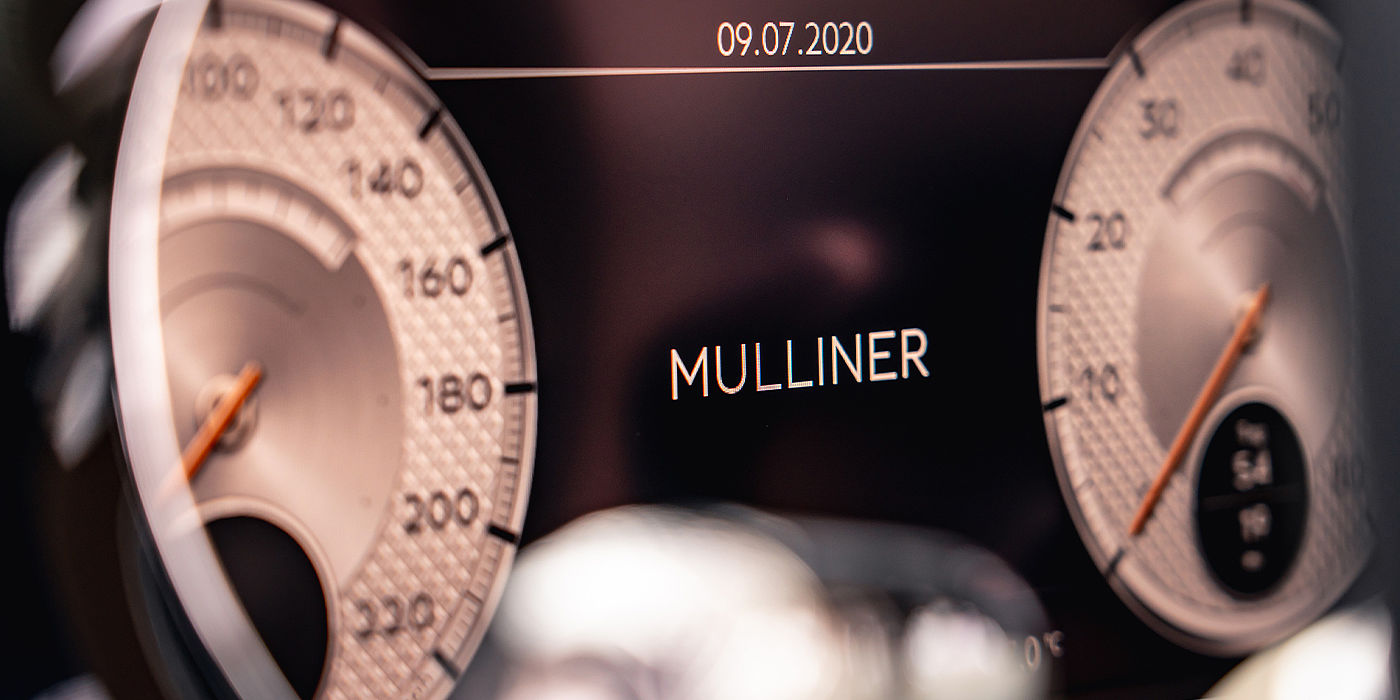 Bentley Riga Bentley Continental GT Mulliner coupe Mulliner dial detail